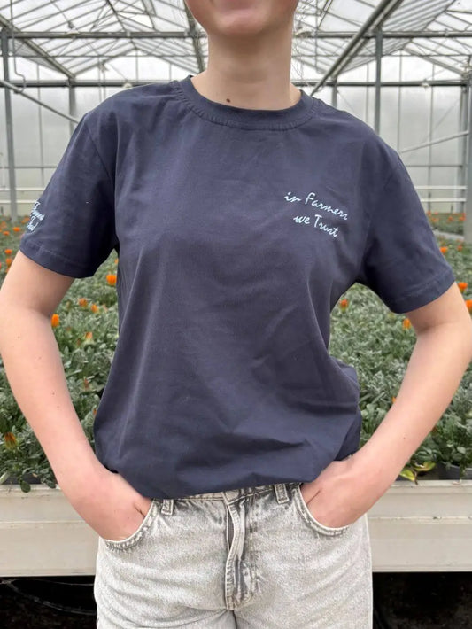 in farmers we trust  kleding blauw